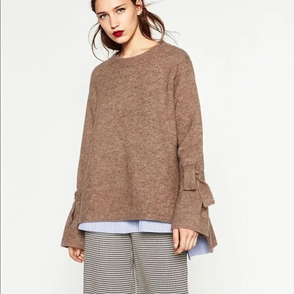✨ ZARA TIE SLEEVES SWEATER✨ - Picture 9 of 9